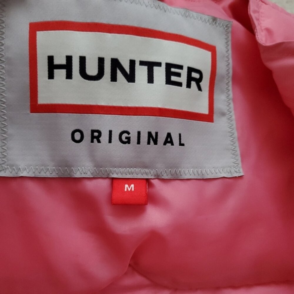 Hunter Pink Thin Down Layer Quilted Jacket Coat S… - image 3